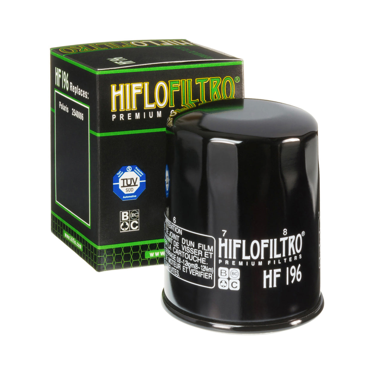 Hiflofiltro Oil Filter HF196