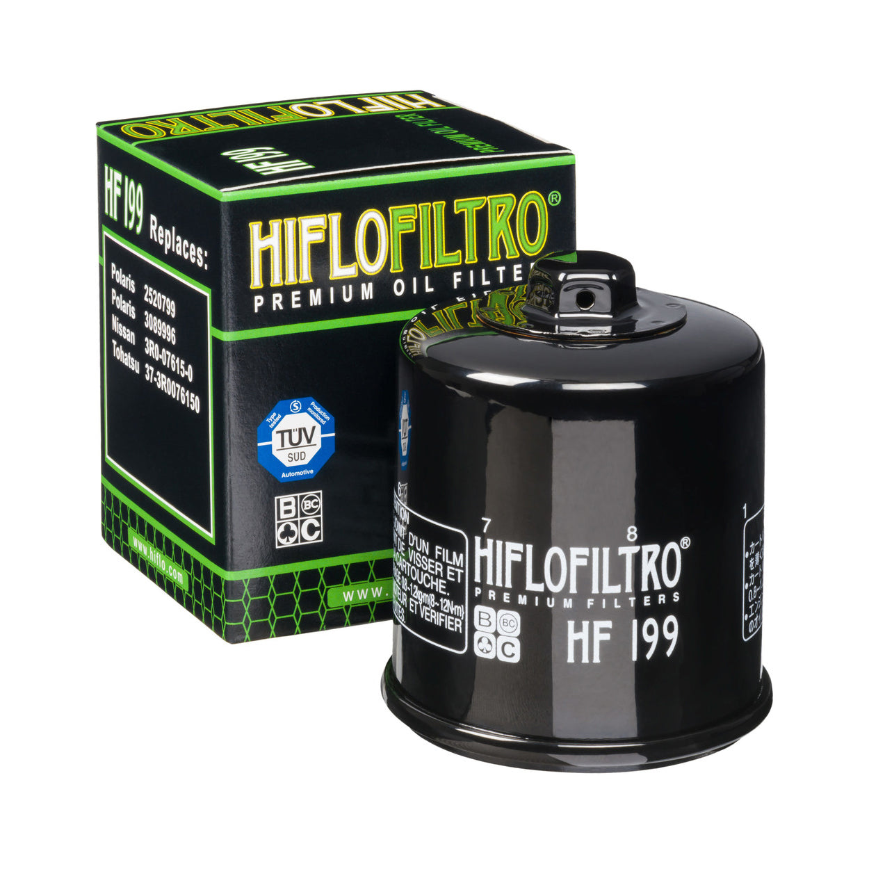 Hiflofiltro Oil Filter HF199