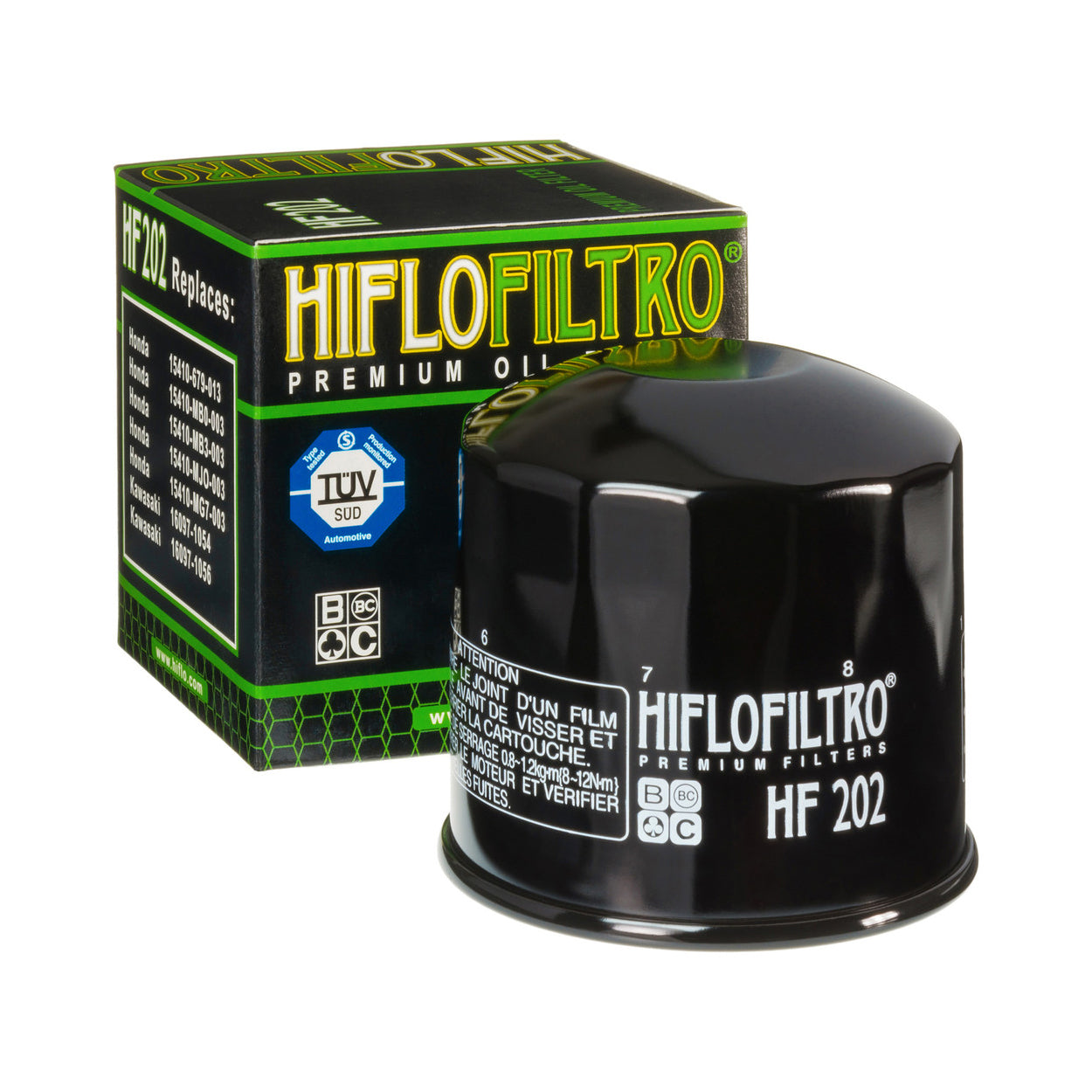Hiflofiltro Oil Filter HF202