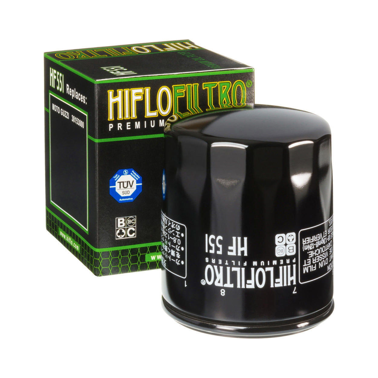 Hiflofiltro Oil Filter HF551
