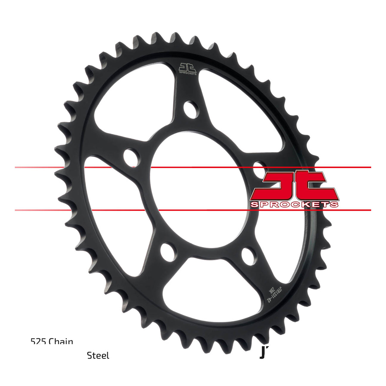 JT Rear Sprocket JTR1331.42ZBK - Black Zinc