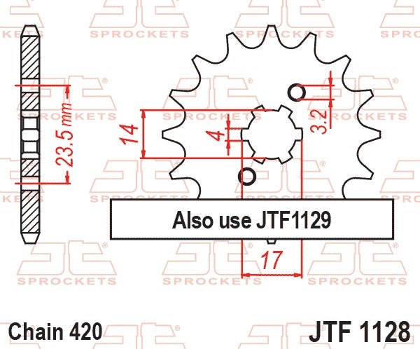JT Front Sprocket JTF1128.11