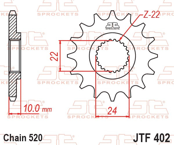 JT Front Sprocket JTF402.15