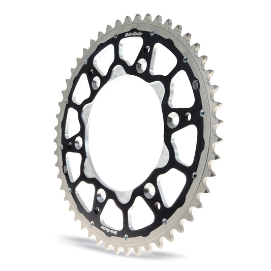 Moto-Master Fusion Dual Ring Rear Sprocket - Black 520-49 - Beta/GasGas/Husqvarna/Sherco/Suzuki