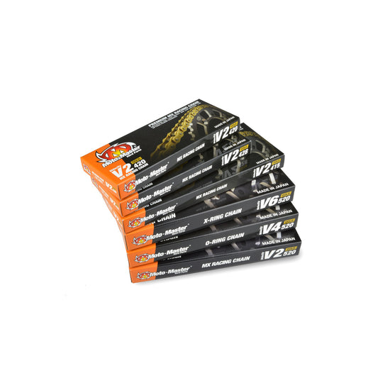Moto-Master V2 520-120 Gold Chain (with Clip)