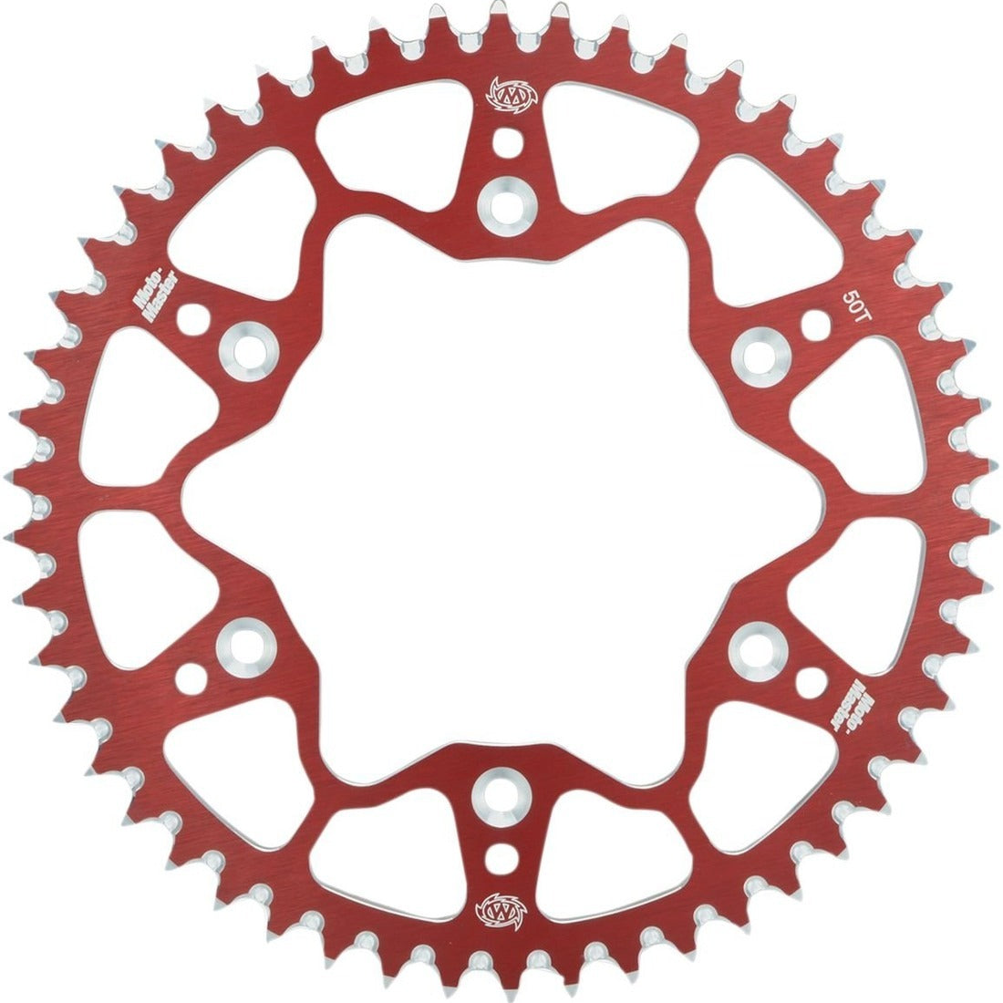 Moto-Master 7075 Alu Rear Sprocket - Red - 520-48 - Suzuki