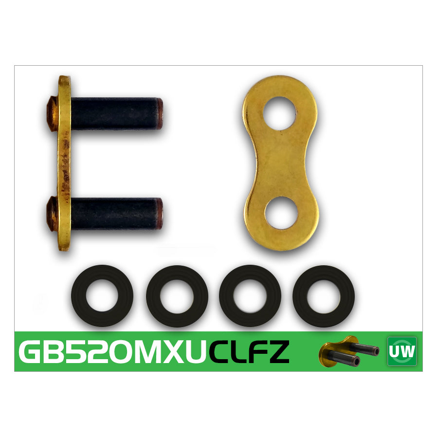 RK GB520MXU-CLFZ Gold UW-Ring Con Rivet Link