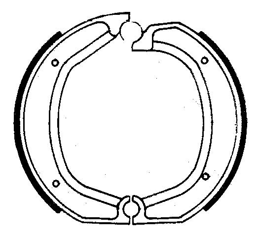 Ferodo FSB765 Brake Shoe Set - 515
