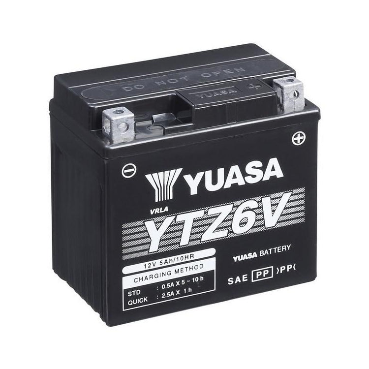 Yuasa YTZ6V (WC) 12V Factory Activated High Performance MF VRLA Battery