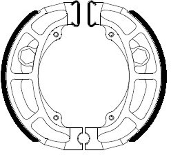 Ferodo FSB777A Brake Shoe Set - 624