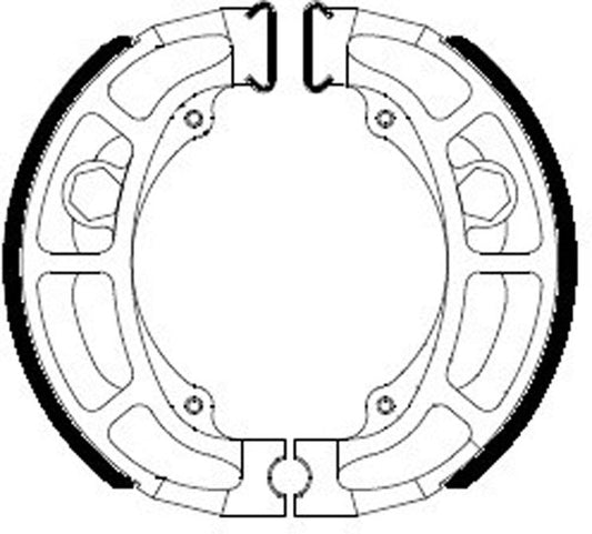 Ferodo FSB777A Brake Shoe Set - 624