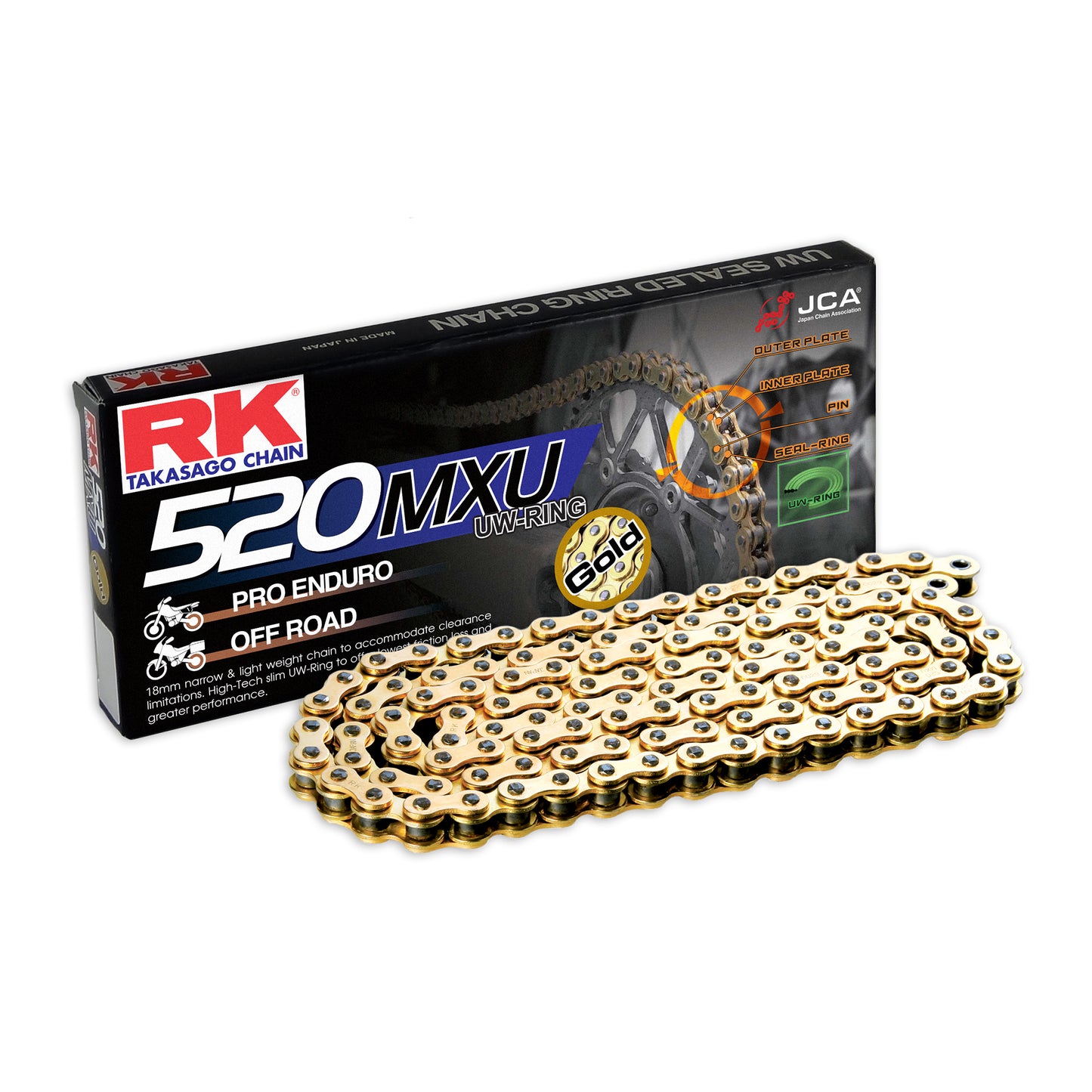 RK GB520MXU-112 Gold UW-Ring Chain