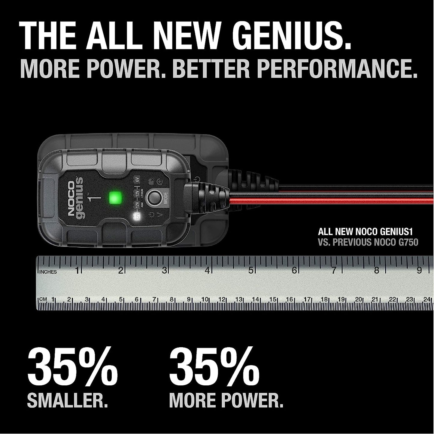 NOCO Genius 1A Smart Battery Charger