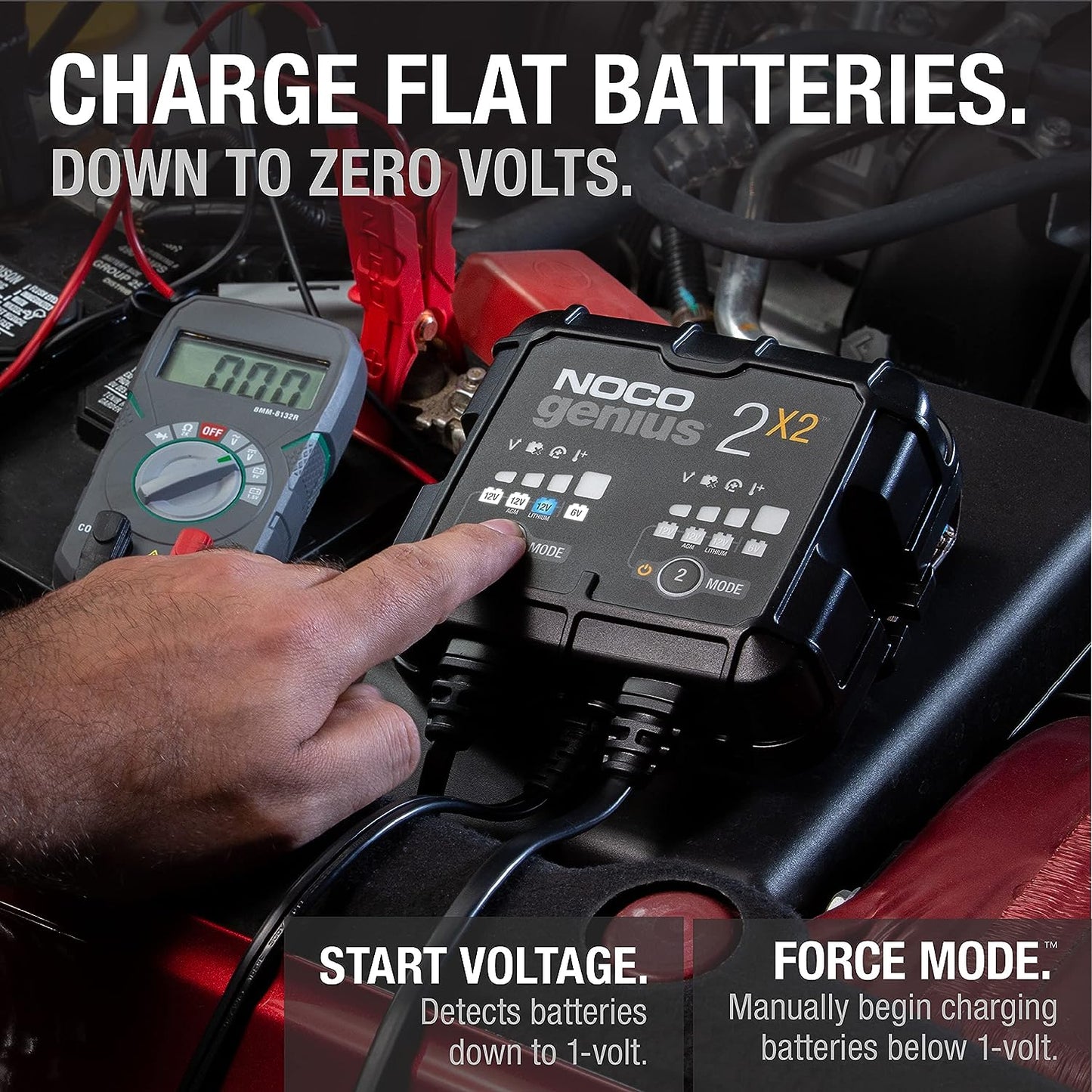 NOCO GENIUS 4A 2-Bank smart battery charger and maintainer