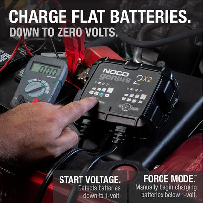 NOCO GENIUS 4A 2-Bank smart battery charger and maintainer