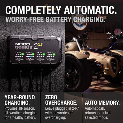 NOCO GENIUS 8A 4-Bank smart battery charger and maintainer