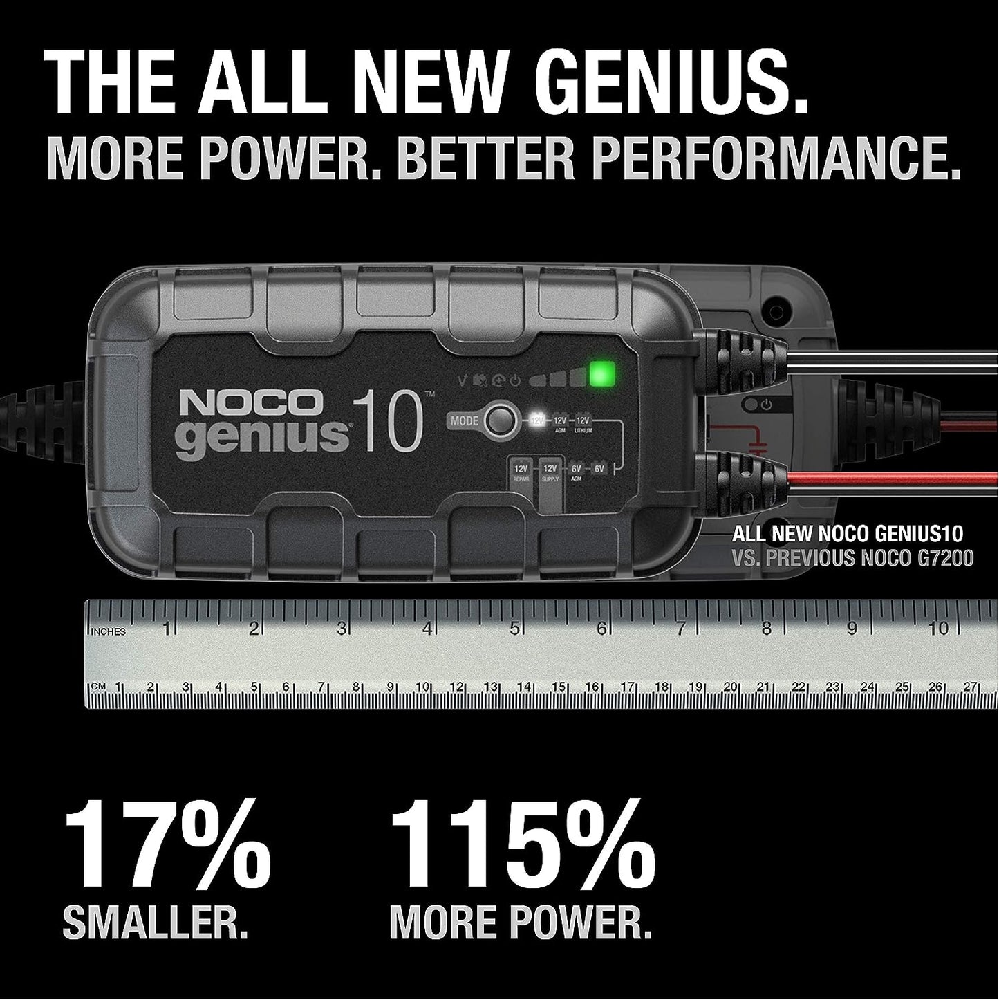 NOCO GENIUS 10A Smart battery charger and maintainer