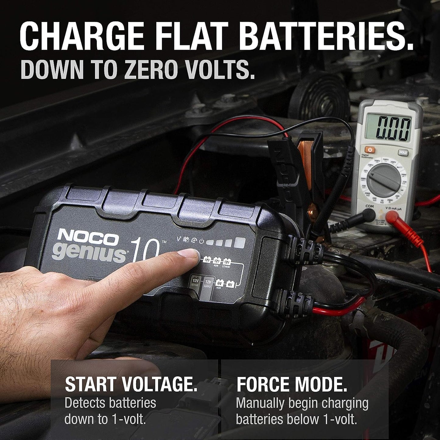 NOCO GENIUS 10A Smart battery charger and maintainer