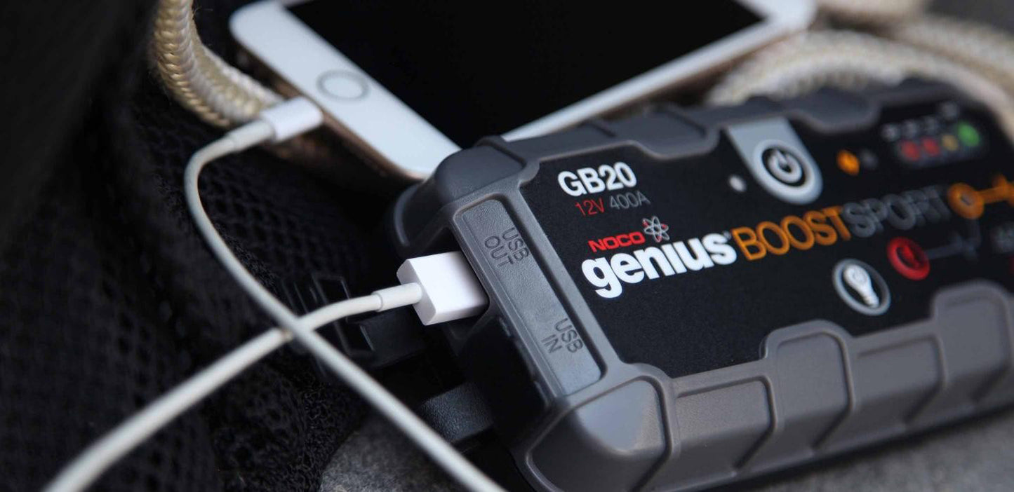NOCO Sport GB20 500A Lithium Jump Starter / Powerbank