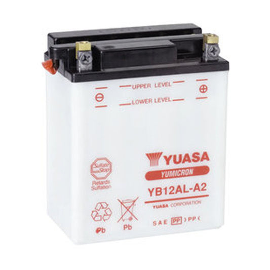 Yuasa YB12AL-A2 (CP) 12V Combi-Pack YuMicron Battery