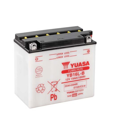 Yuasa YB16L-B (CP) 12V Combi-Pack YuMicron Battery