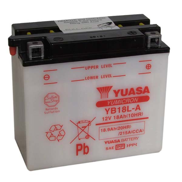 Yuasa YB18L-A (CP) 12V Combi-Pack YuMicron Battery