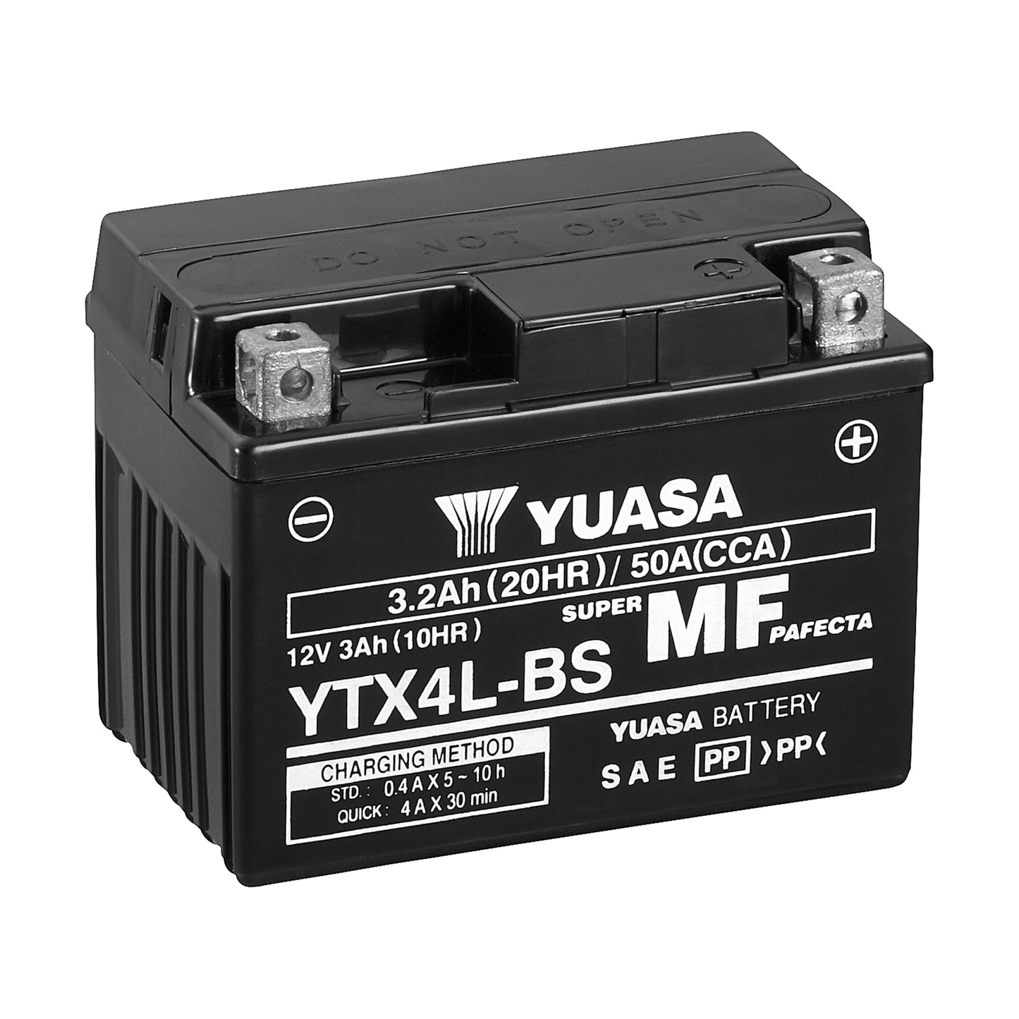 Yuasa YTX4L-BS (CP) 12V Combi-Pack MF VRLA Battery