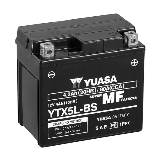 Yuasa YTX5L-BS (CP) 12V Combi-Pack MF VRLA Battery