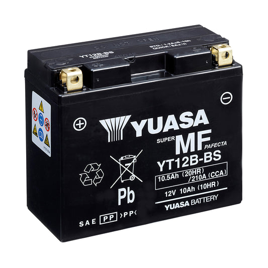 Yuasa YT12B-BS (CP) 12V Combi-Pack MF VRLA Battery