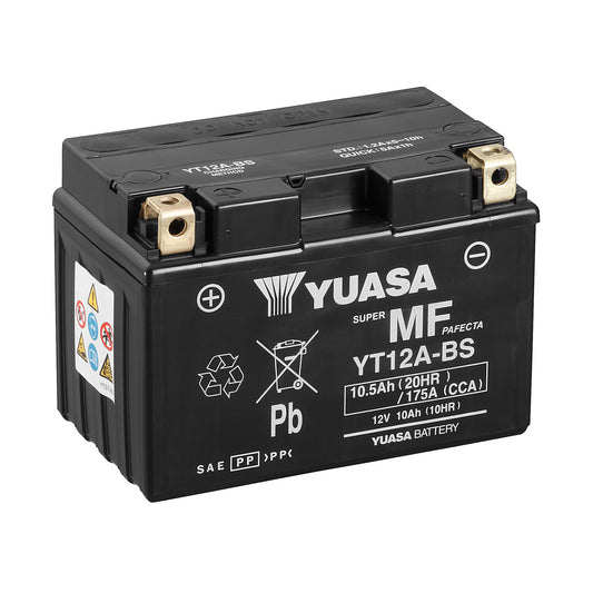 Yuasa YT12A-BS (CP) 12V Combi-Pack MF VRLA Battery