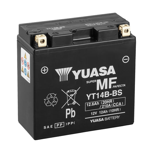 Yuasa YT14B-BS (CP) 12V Combi-Pack MF VRLA Battery