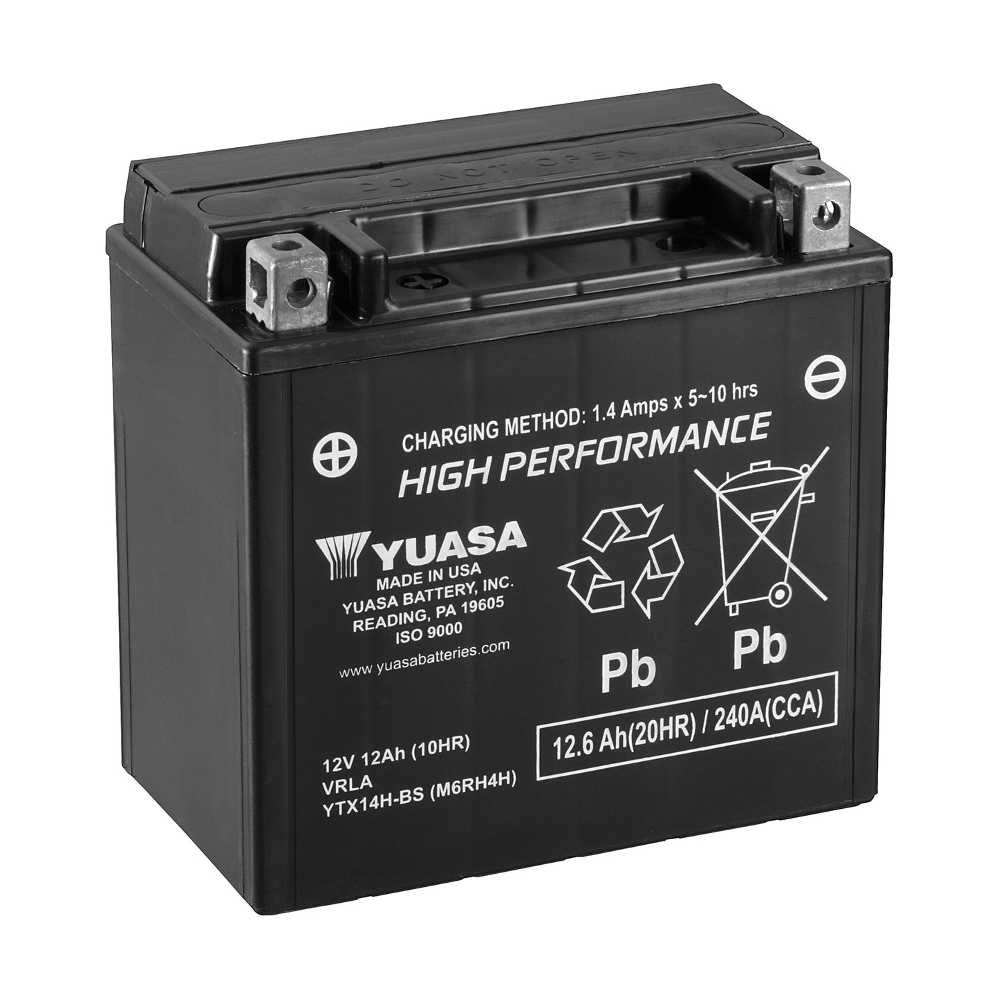 Yuasa YTX14H-BS (CP) 12V Combi-Pack High Performance MF VRLA Battery