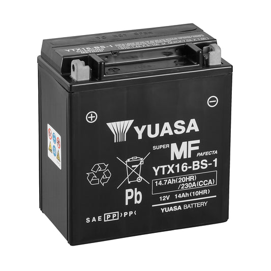 Yuasa YTX16-BS-1 (CP) 12V Combi-Pack MF VRLA Battery