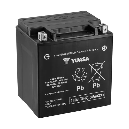Yuasa YIX30L-BS (CP) 12V Combi-Pack High Performance MF VRLA Battery