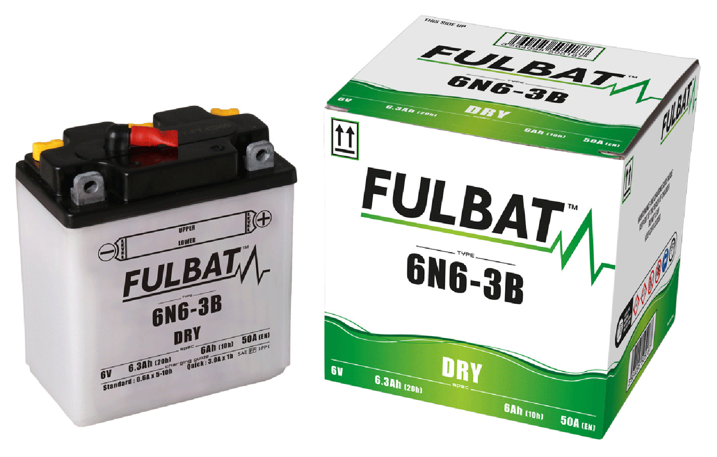 Fulbat 6N6-3B (CP) Combi-Pack Battery