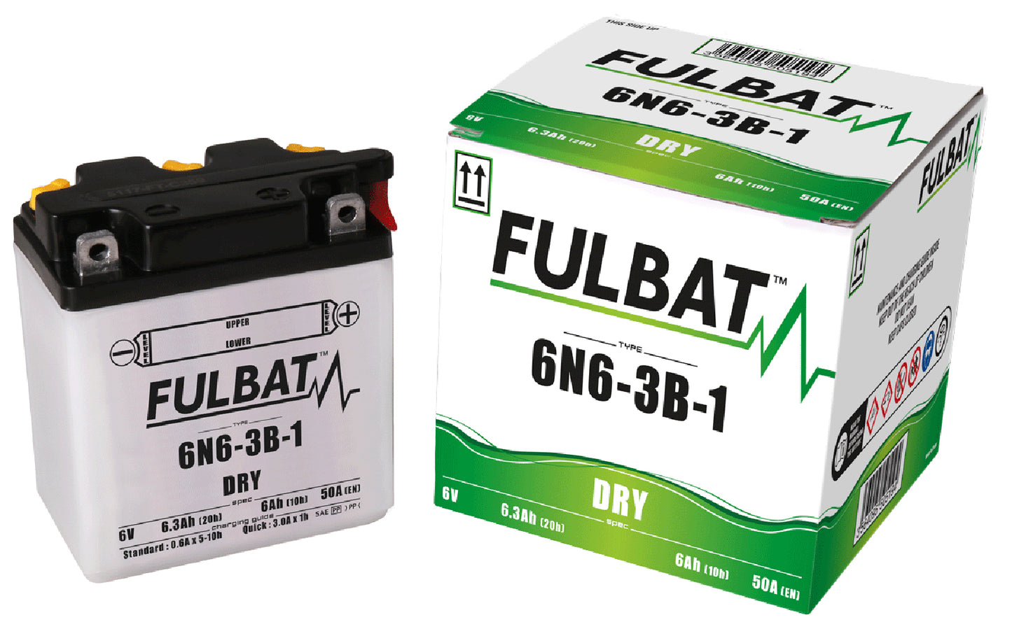 Fulbat 6N6-3B-1 (CP) Combi-Pack Battery