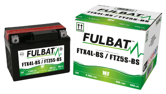 Fulbat FTX4L-BS / FTZ5S-BS (CP) Combi-Pack MF Battery