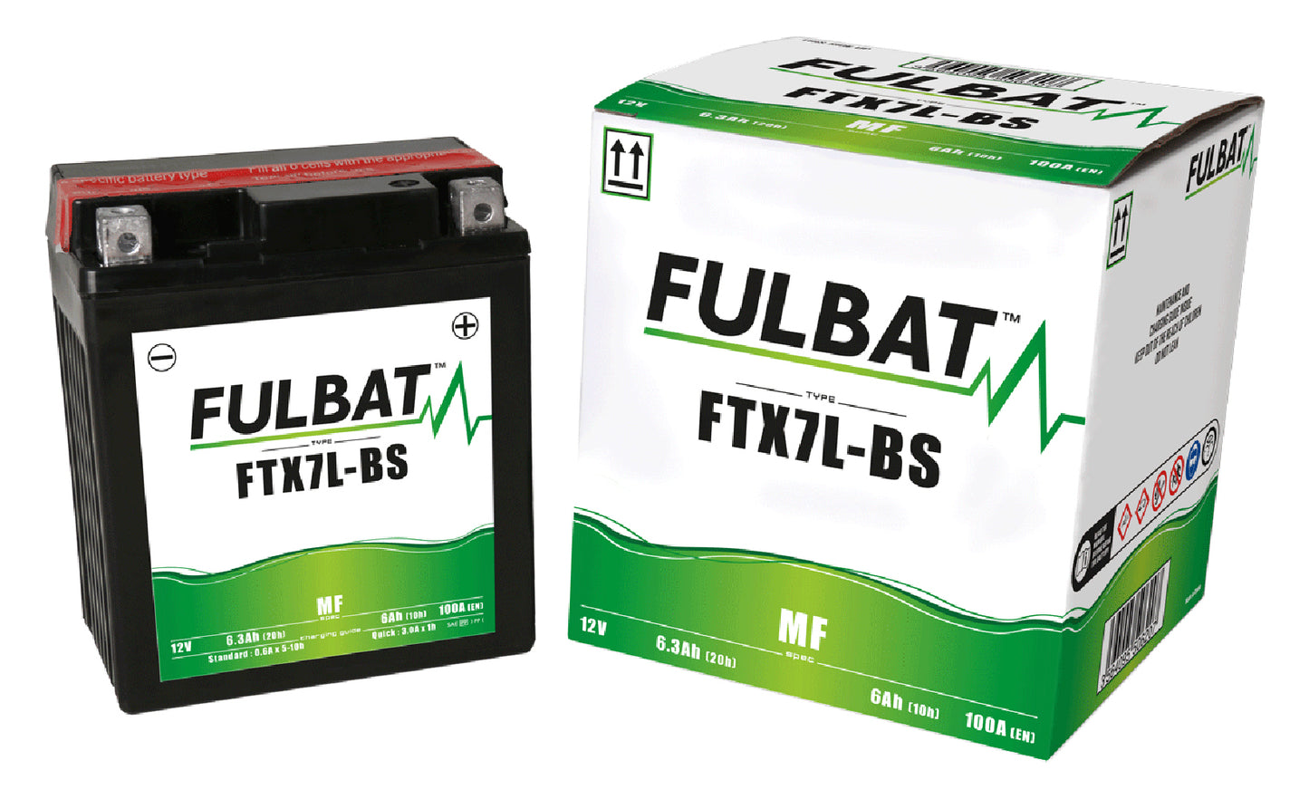Fulbat FTX7L-BS (CP) Combi-Pack MF Battery