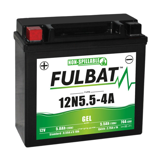 Fulbat 12N5.5-4A (WC) Gel Factory Activated Battery
