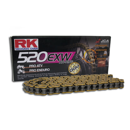 RK GB520EXW Per Link (100FT=1920) Gold Chain