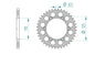 Sprocket Rear JTR 1494-42 AFAM 60201