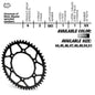 Moto-Master Steel Ultralight Rear Sprocket - 420-46 - KTM/Hqv/GasGas 65SX TC65 MC65 2025