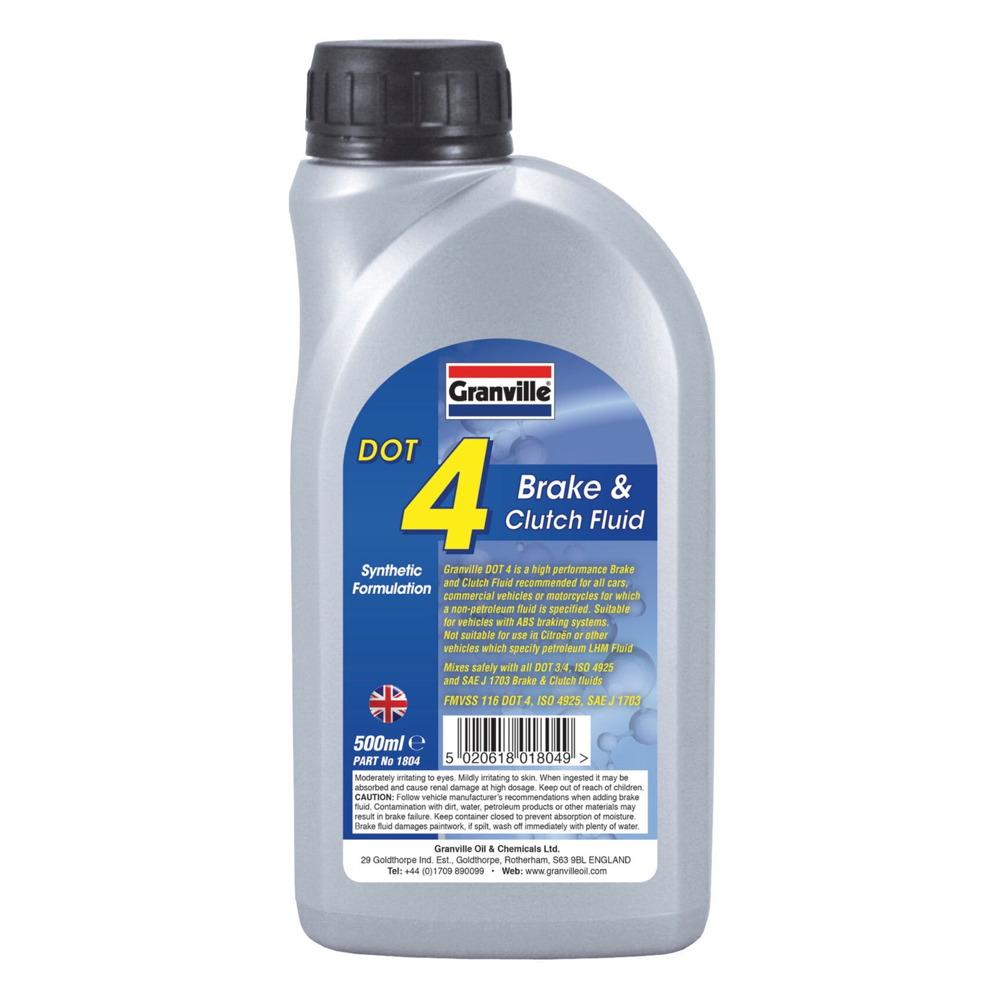 BRAKE FLUID DOT 4 500ml