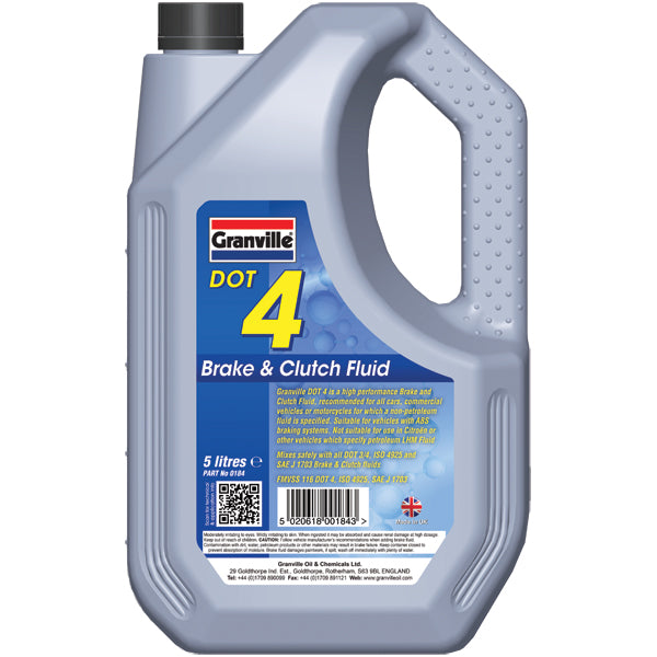Granville DOT 4 Brake Fluid - 5 Litre