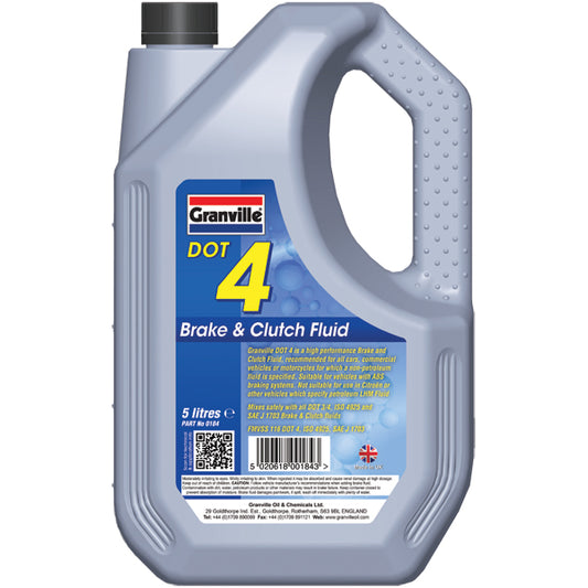 Granville DOT 4 Brake Fluid - 5 Litre