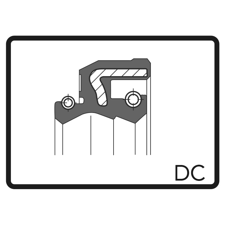 ARI.102 - Pair Of Fork Oil Seals 41 x 53 x 8/10.5 DC