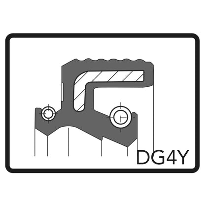 ARI.082 - Pair Of Fork Oil Seals 45 x 58 x 8.5/11 DG4Y