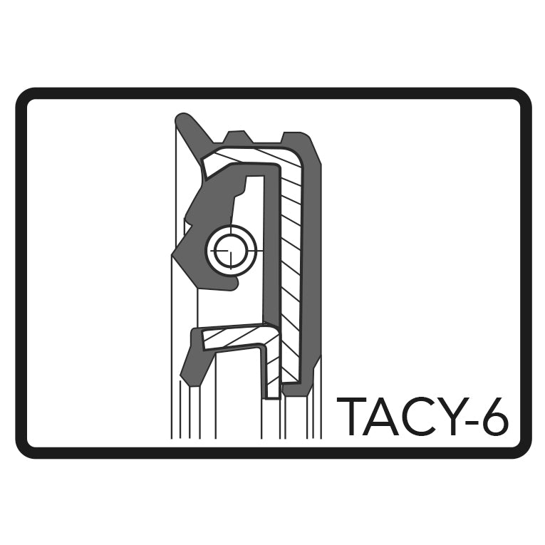 ARI.089 - Pair Of Fork Oil Seals 41.3 x 54 x 13/14 TACY-6