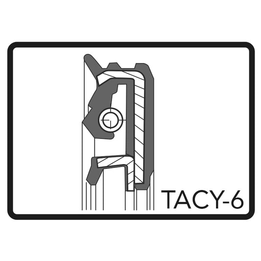 ARI.089 - Pair Of Fork Oil Seals 41.3 x 54 x 13/14 TACY-6