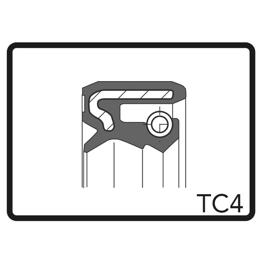 ARI.001 - PAIR OF FORK OIL SEALS 36 X 48 X 10,5 TC4